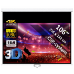 Manual screen 106" - 270cm (16:9)